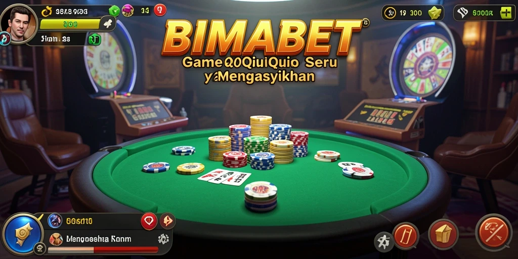 Gameplay seru dan mendebarkan dari aplikasi QiuQiu BIMABET.