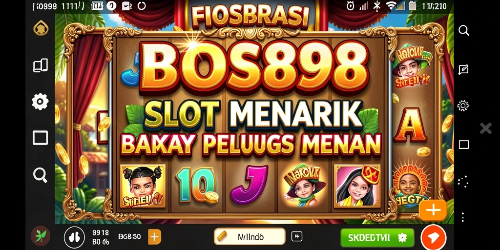 Tampilan layar utama dari gameplay BOS898 dengan grafis yang menarik.