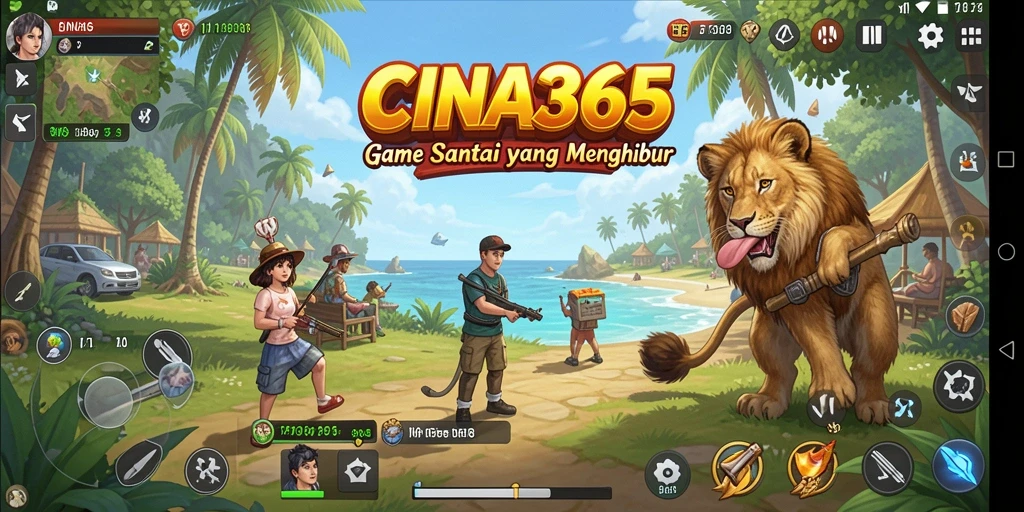 Tangkapan layar gameplay CINA365 yang menyenangkan dan penuh warna.