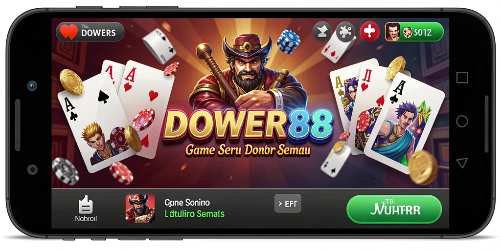 Tampilan gameplay DOWER88 yang seru dan mengasyikkan.
