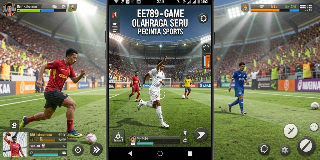 Tampilan gameplay EE789 yang menakjubkan saat bertanding di lapangan.