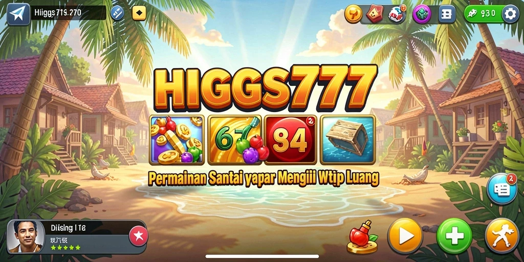 Screenshot gameplay HIGGS777 yang menunjukkan keseruan permainan Casual.