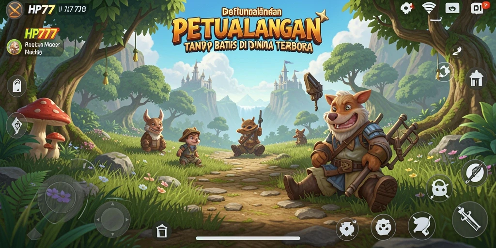 Tampilan menarik dari gameplay <strong>HP777</strong> dalam dunia terbuka yang luas.