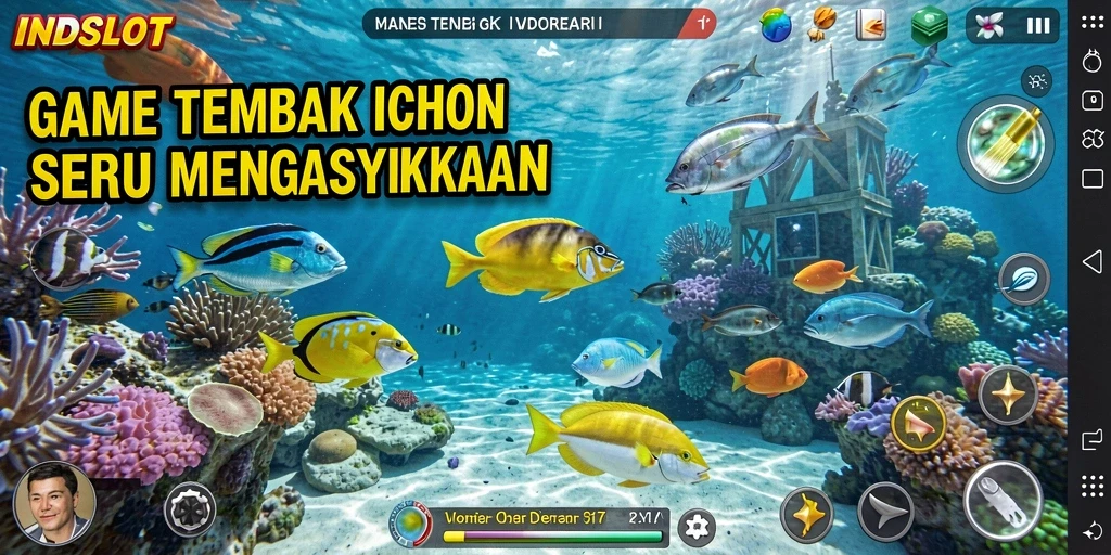 Tampilan luar biasa dari gameplay Tembak Ikan INDSLOT.