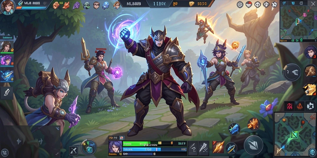 Screenshot gameplay MLBB8 yang menunjukkan aksi seru di dunia MMORPG.