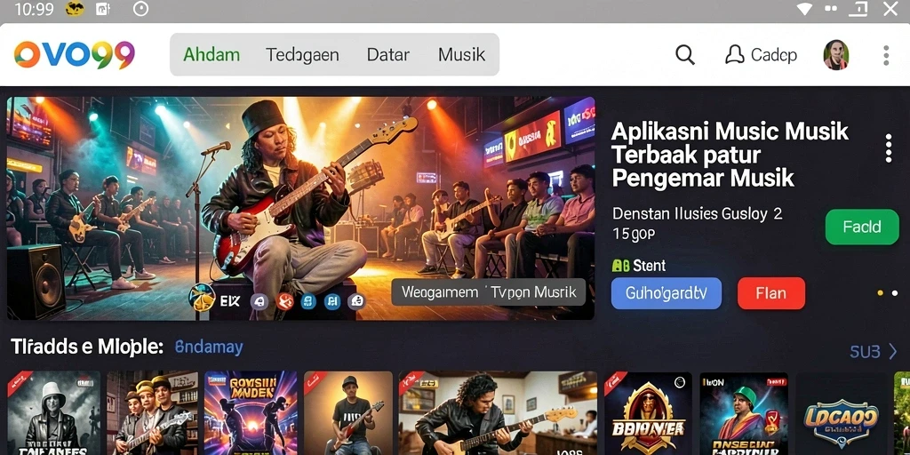 Tampilan gameplay OVO99 yang menyenangkan dan interaktif.