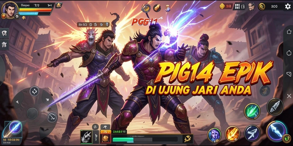 Tampilan screenshot PG11 yang menunjukkan aksi pertarungan seru antar karakter.