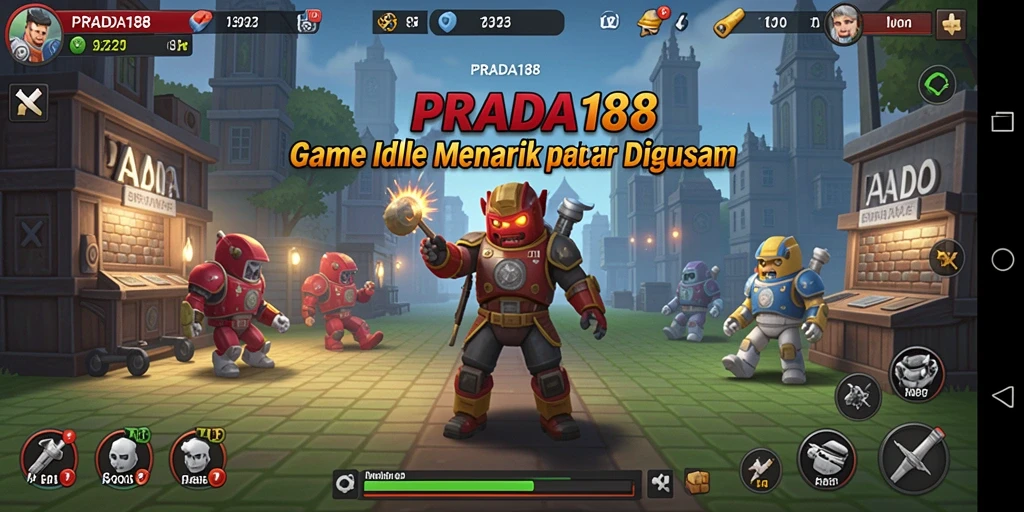 Tampilan gameplay PRADA188 menampilkan karakter yang sedang berkembang.