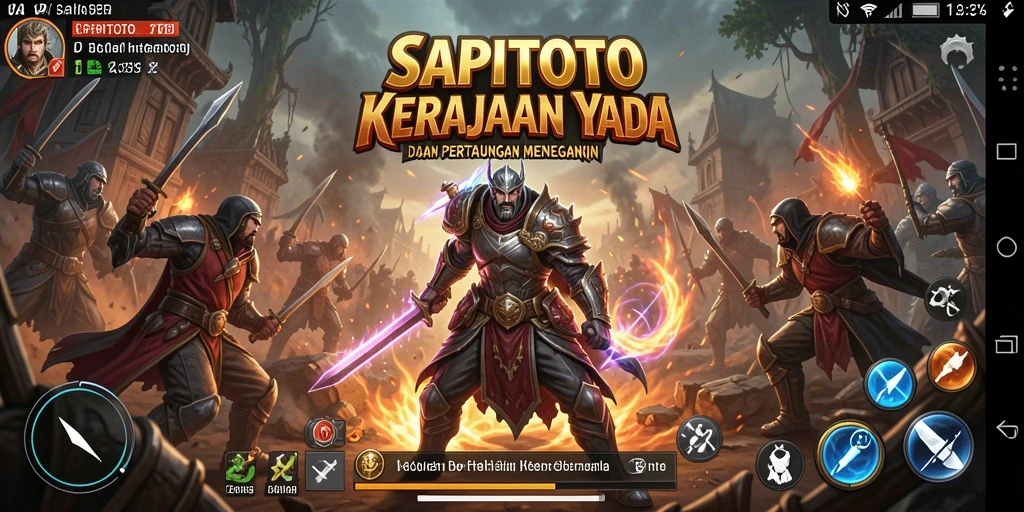 Tangkapan layar SAPITOTO menampilkan aksi gameplay Tower Defense yang mendebarkan.